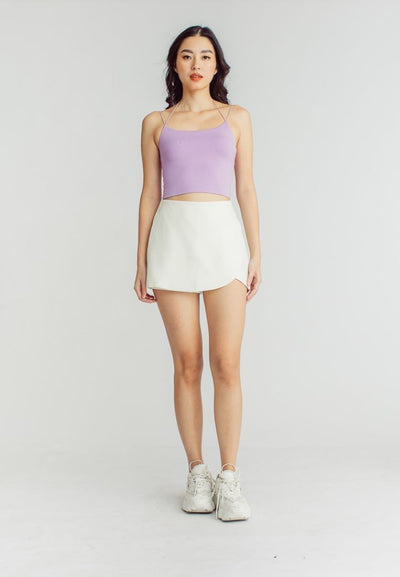 Soul Lilac Seamless Dual Thin Strap Basic Cami Top